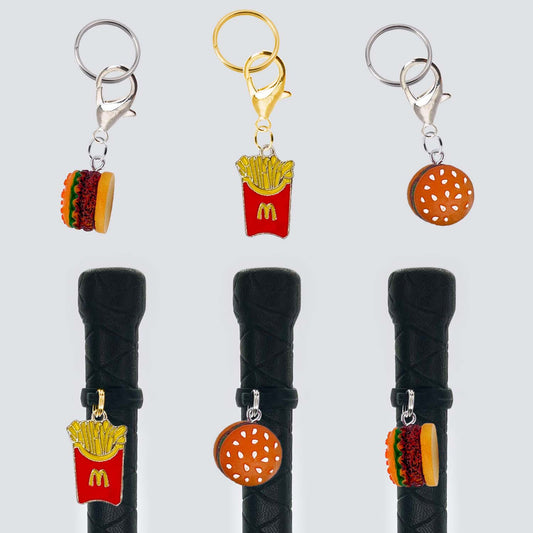 Fast Food Crop & Bridle Equestrian Charms