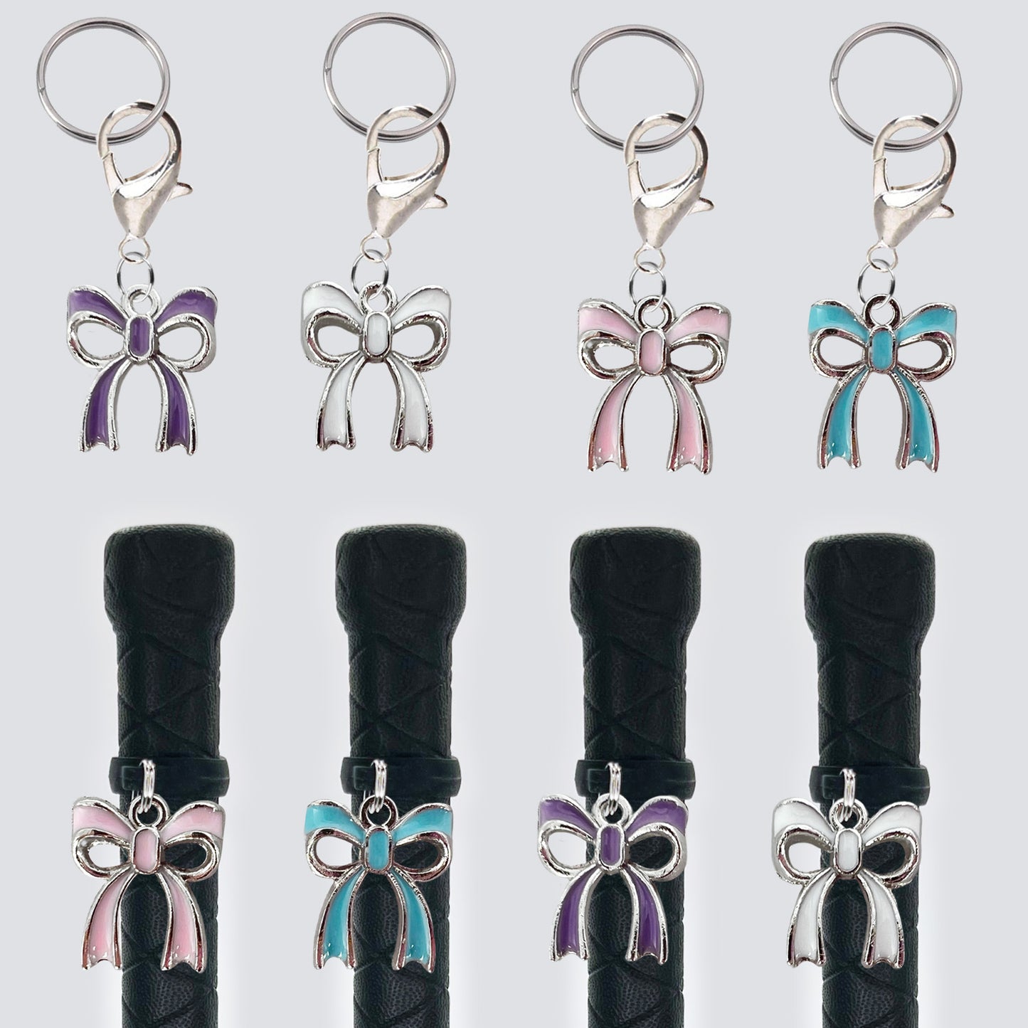 Coquette Bows Crop & Bridle Equestrian Charms