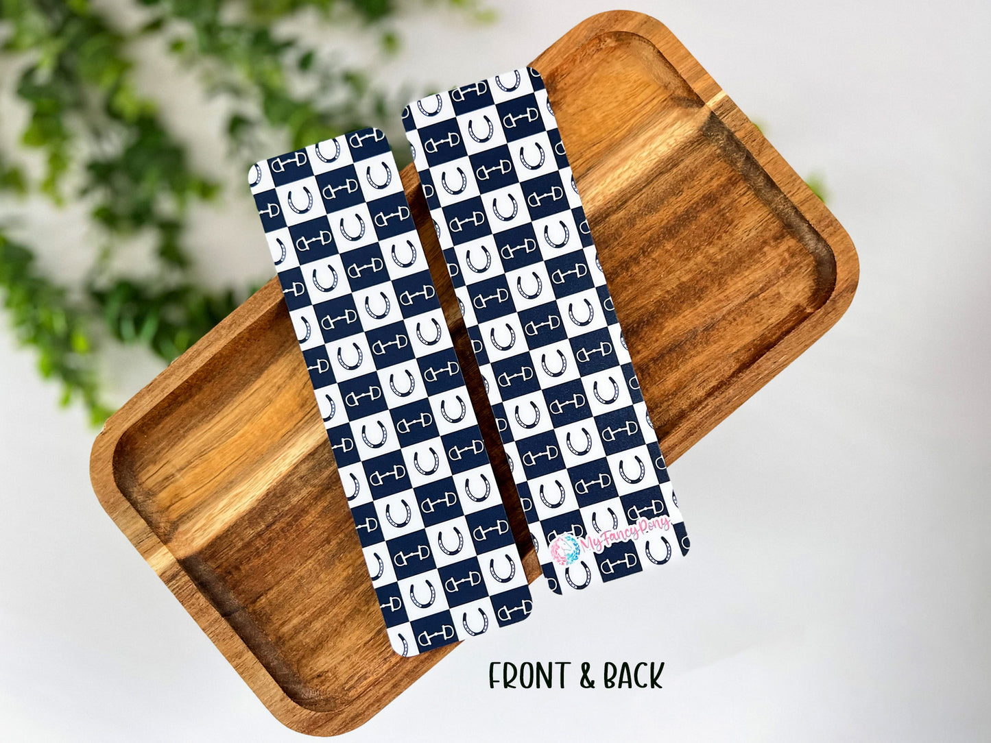 Equestrian Bookmark – Premium Matte Double-Sided Design (2"x7")