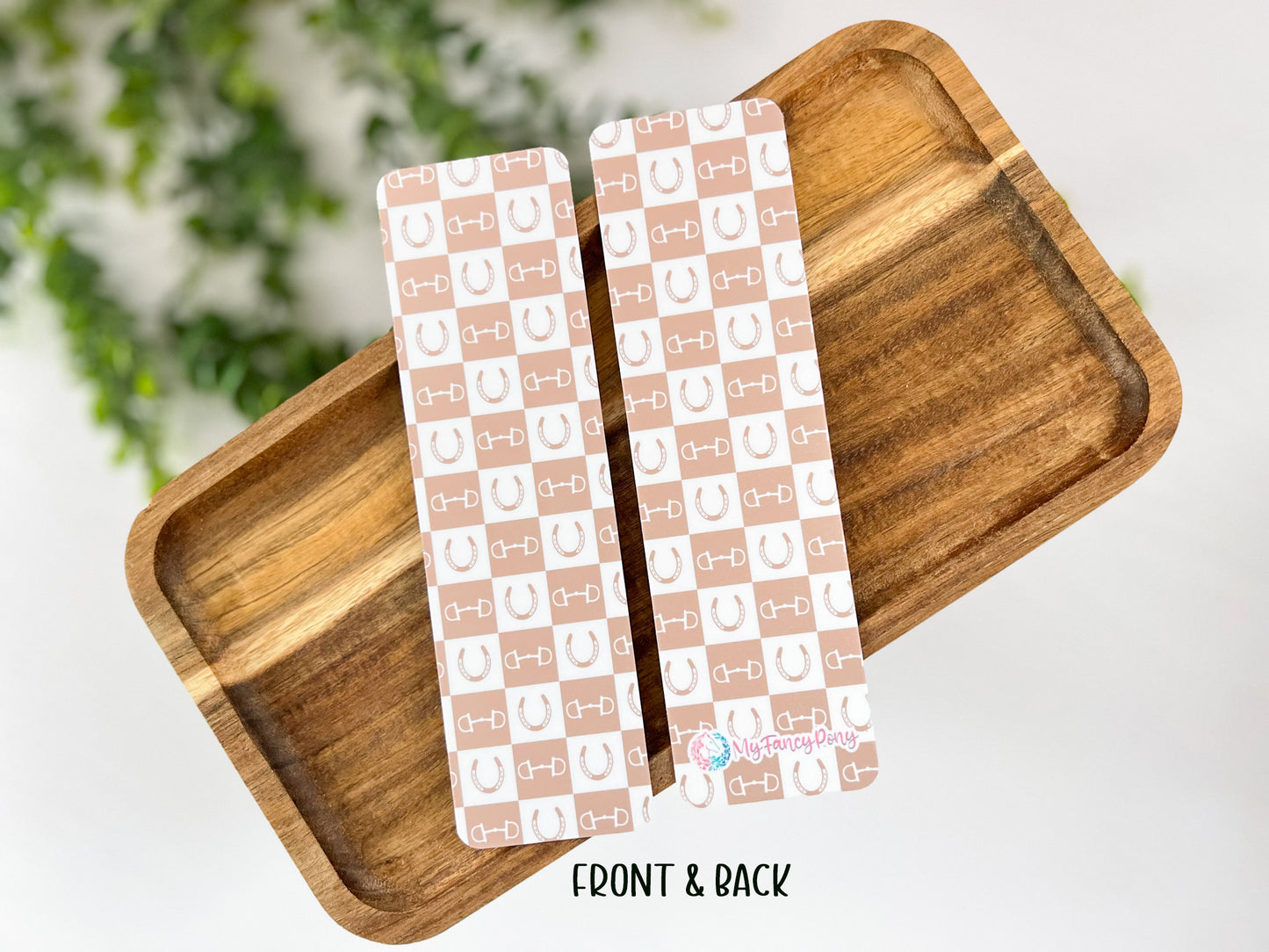 Equestrian Bookmark – Premium Matte Double-Sided Design (2"x7")