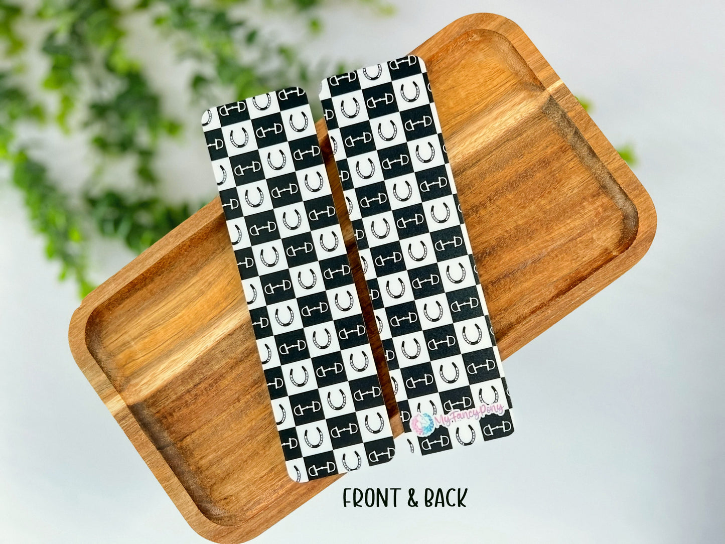 Equestrian Bookmark – Premium Matte Double-Sided Design (2"x7")