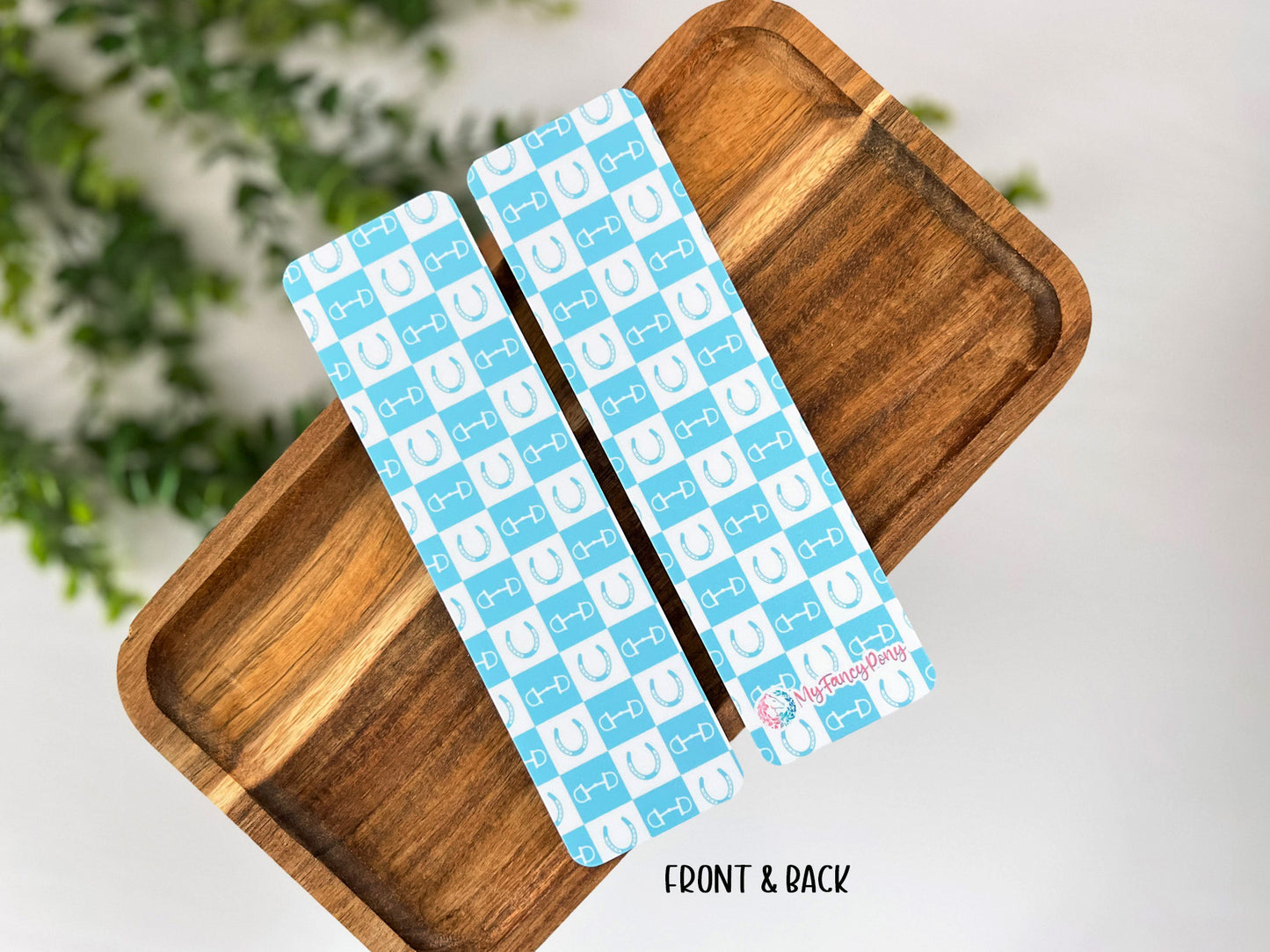 Equestrian Bookmark – Premium Matte Double-Sided Design (2"x7")