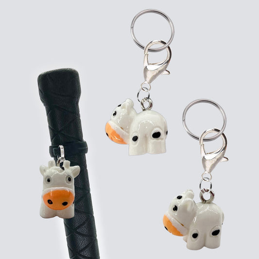 Cow Crop & Bridle Equestrian Charms