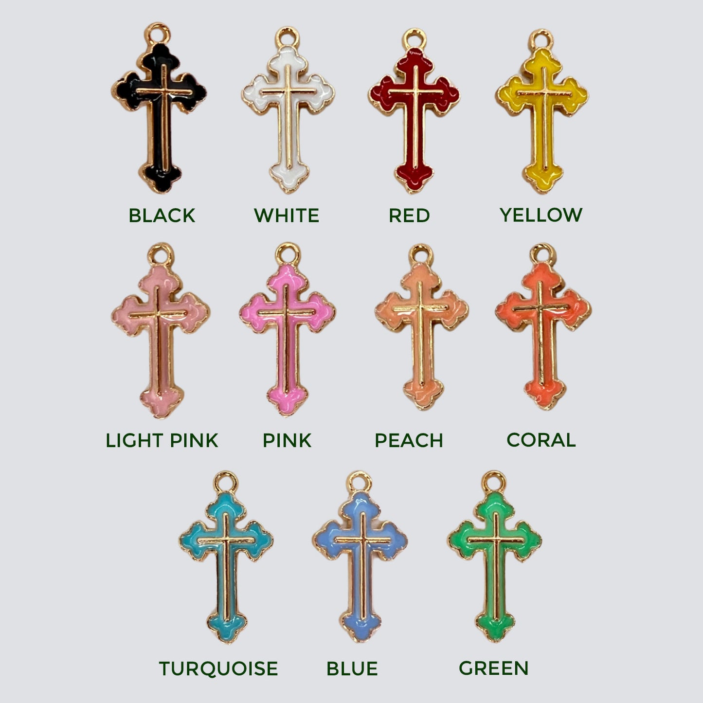 Cross Crop & Bridle Equestrian Charms