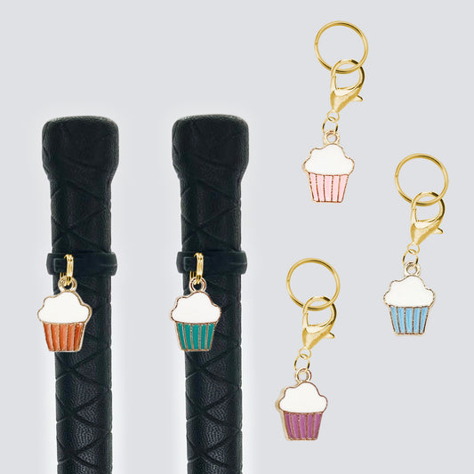 Cupcake Crop & Bridle Equestrian Charms