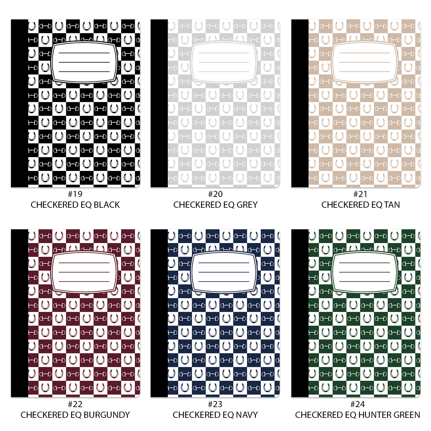 Equestrian Composition Notebook