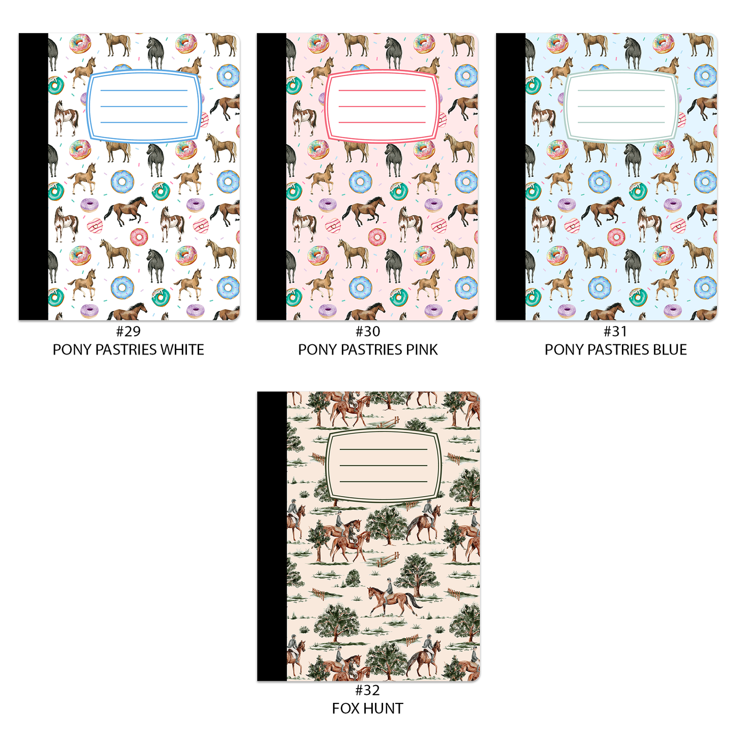 Equestrian Composition Notebook