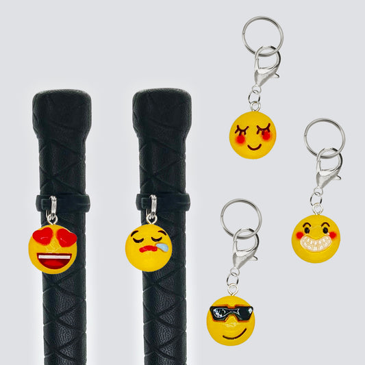 Emoji Crop & Bridle Equestrian Charms