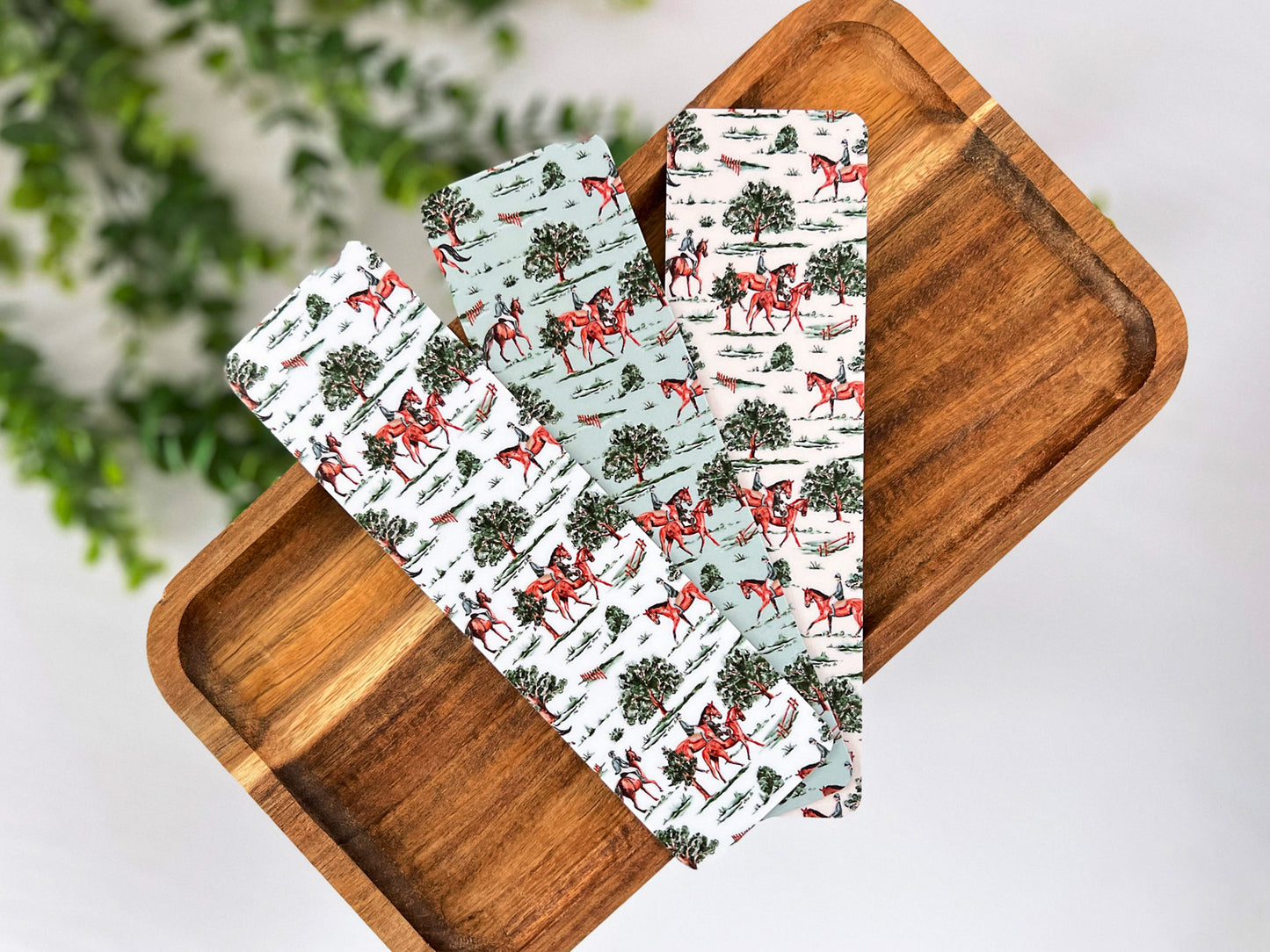 Equestrian Bookmark – Premium Matte Double-Sided Design (2"x7")