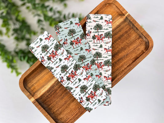Equestrian Bookmark – Premium Matte Double-Sided Design (2"x7")