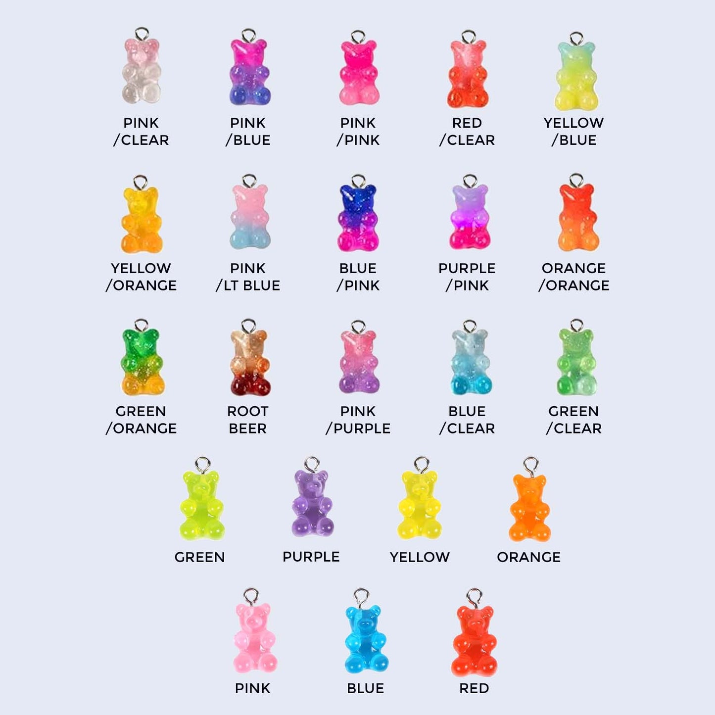 Gummy Bears Crop & Bridle Equestrian Charms