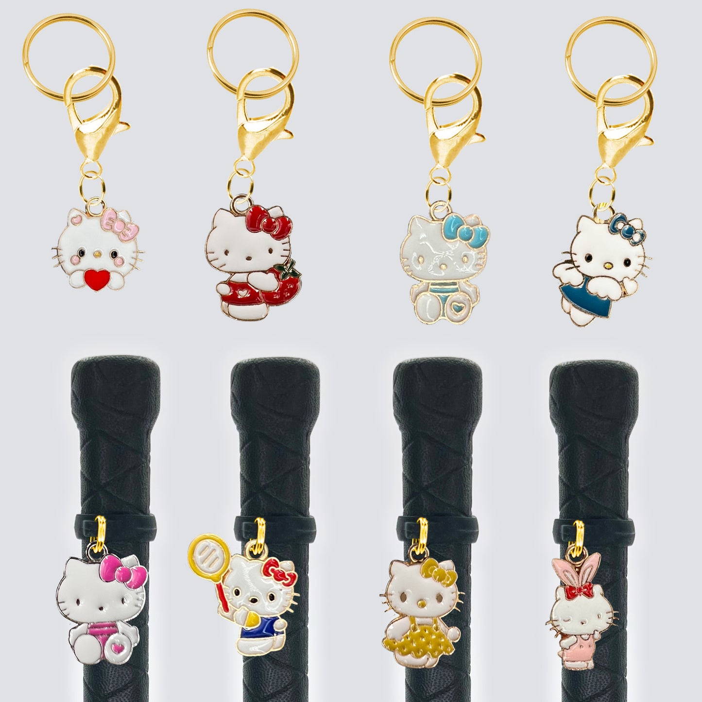 Hello Kitty Crop & Bridle Equestrian Charms