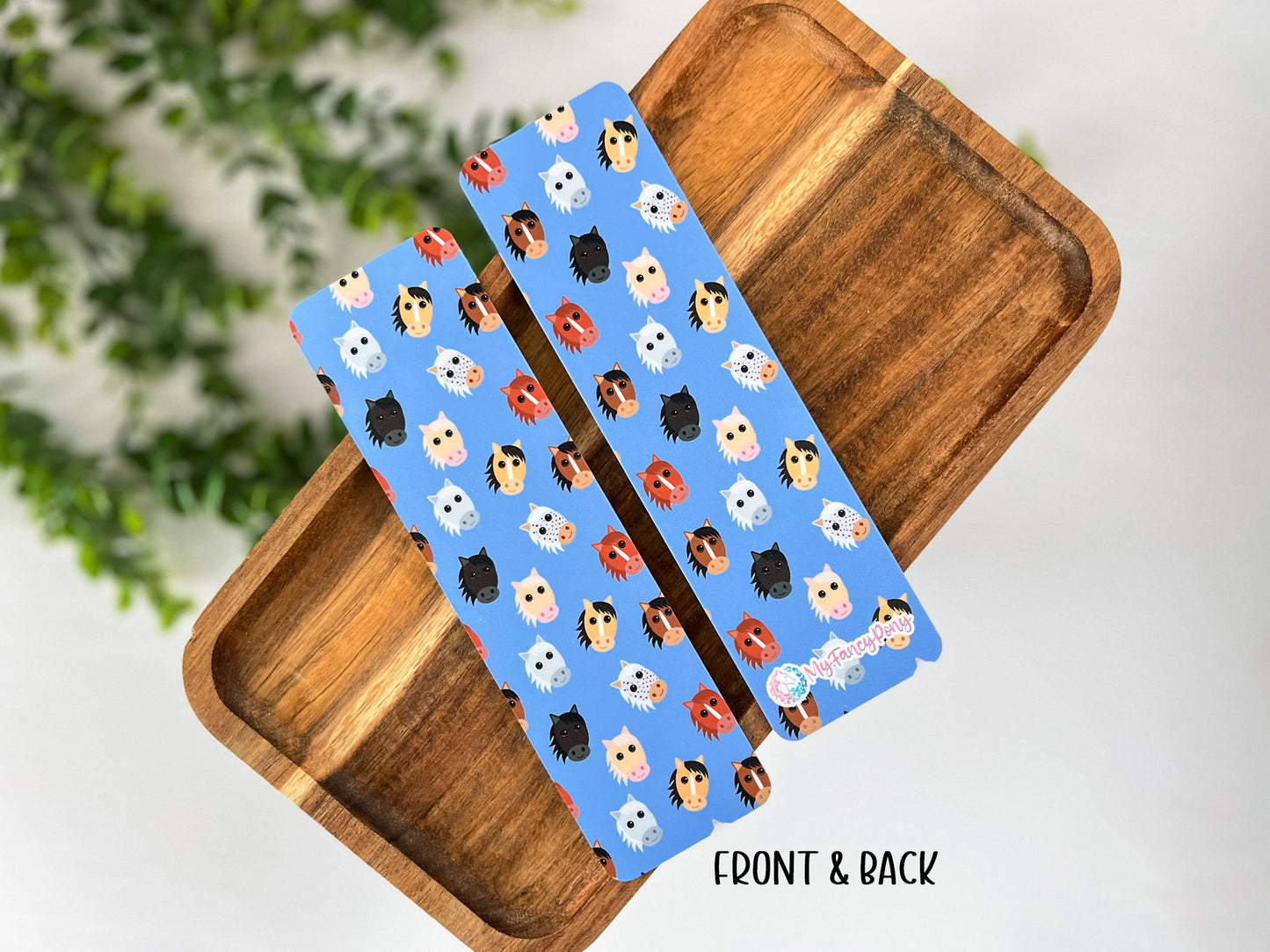 Equestrian Bookmark – Premium Matte Double-Sided Design (2"x7")