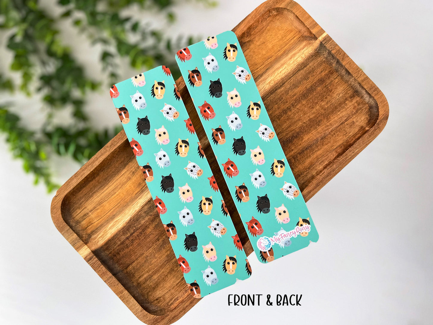 Equestrian Bookmark – Premium Matte Double-Sided Design (2"x7")