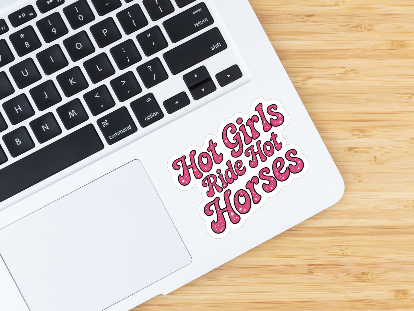 Equestrian Horse Sticker - Hot Girls Ride Hot Horses