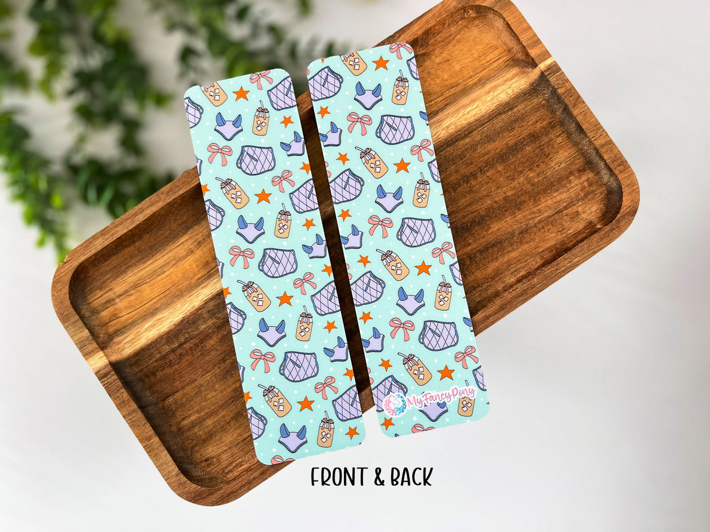 Equestrian Bookmark – Premium Matte Double-Sided Design (2"x7")