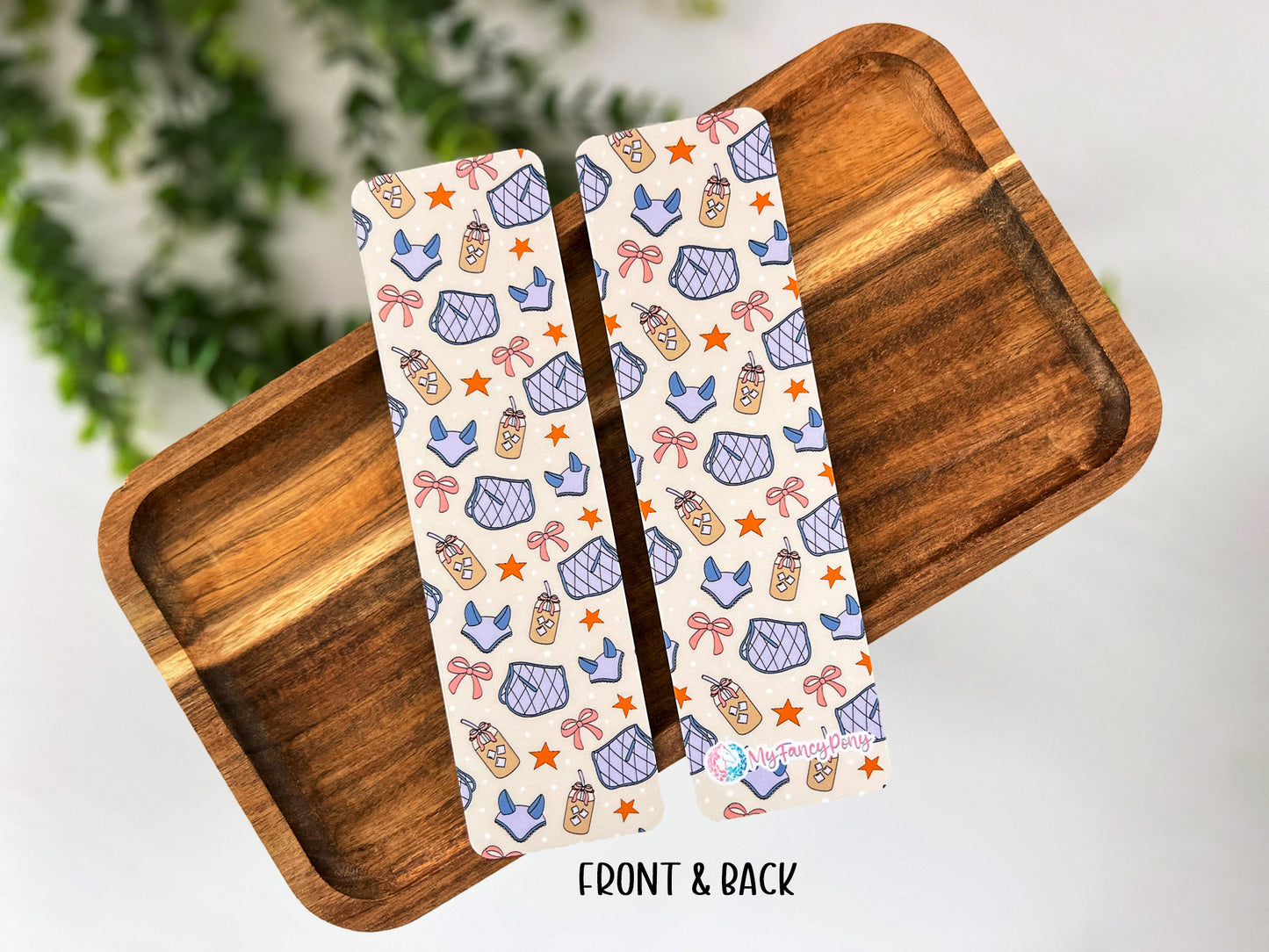 Equestrian Bookmark – Premium Matte Double-Sided Design (2"x7")