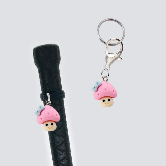 Mushroom Crop & Bridle Equestrian Charms