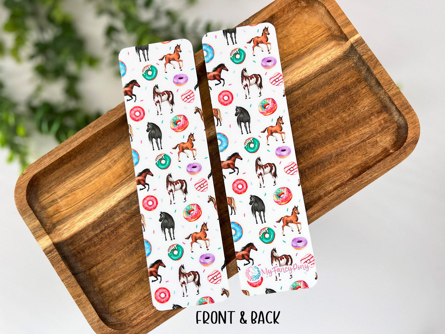 Equestrian Bookmark – Premium Matte Double-Sided Design (2"x7")