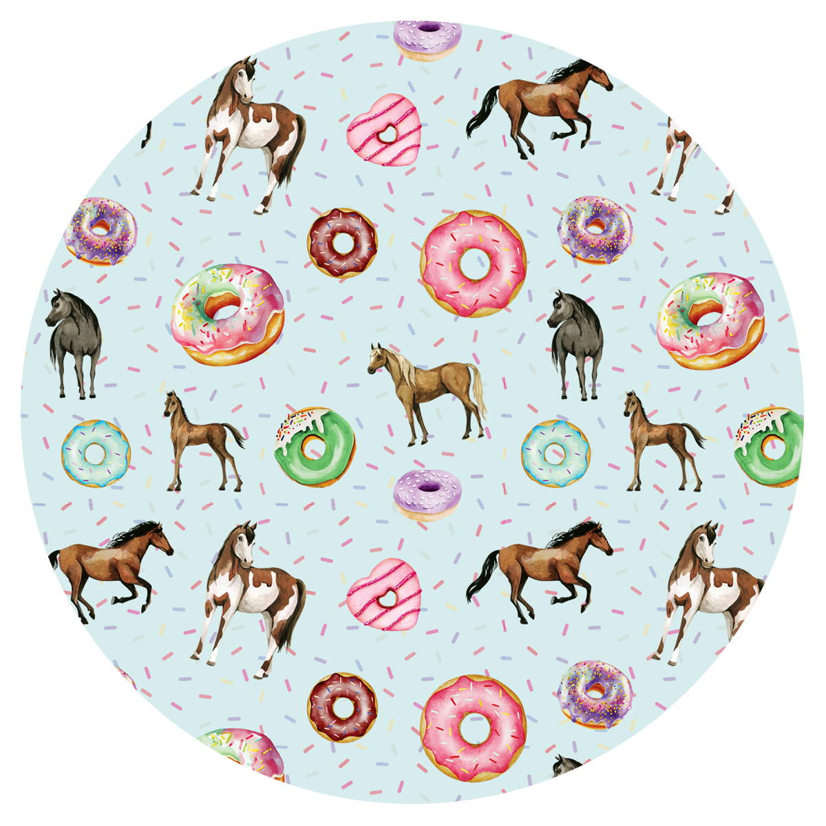 Blue Pony Pastries 20 oz Aluminum Water Bottle