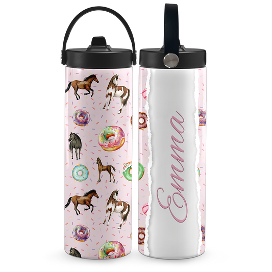 Pink Pony Pastries 20 oz Aluminum Water Bottle