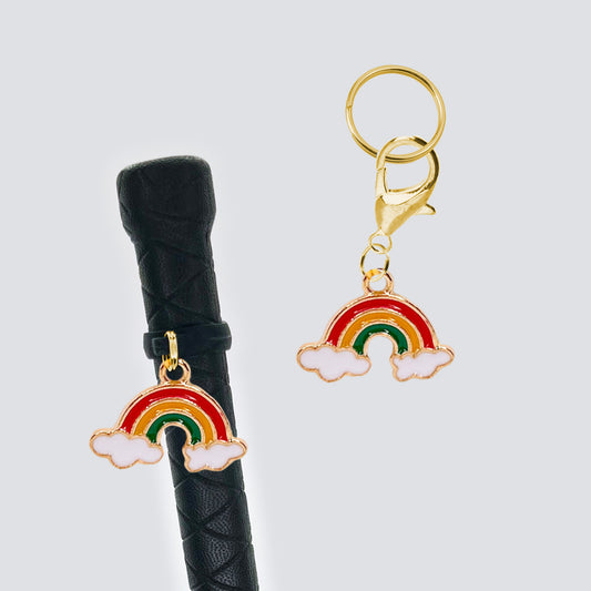 Rainbow Crop & Bridle Equestrian Charms
