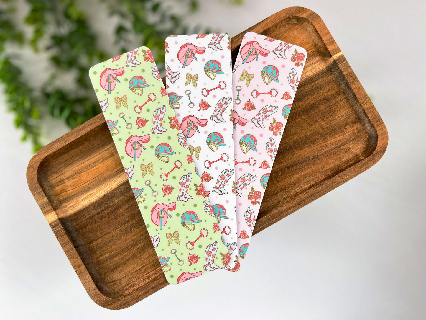 Equestrian Bookmark – Premium Matte Double-Sided Design (2"x7")