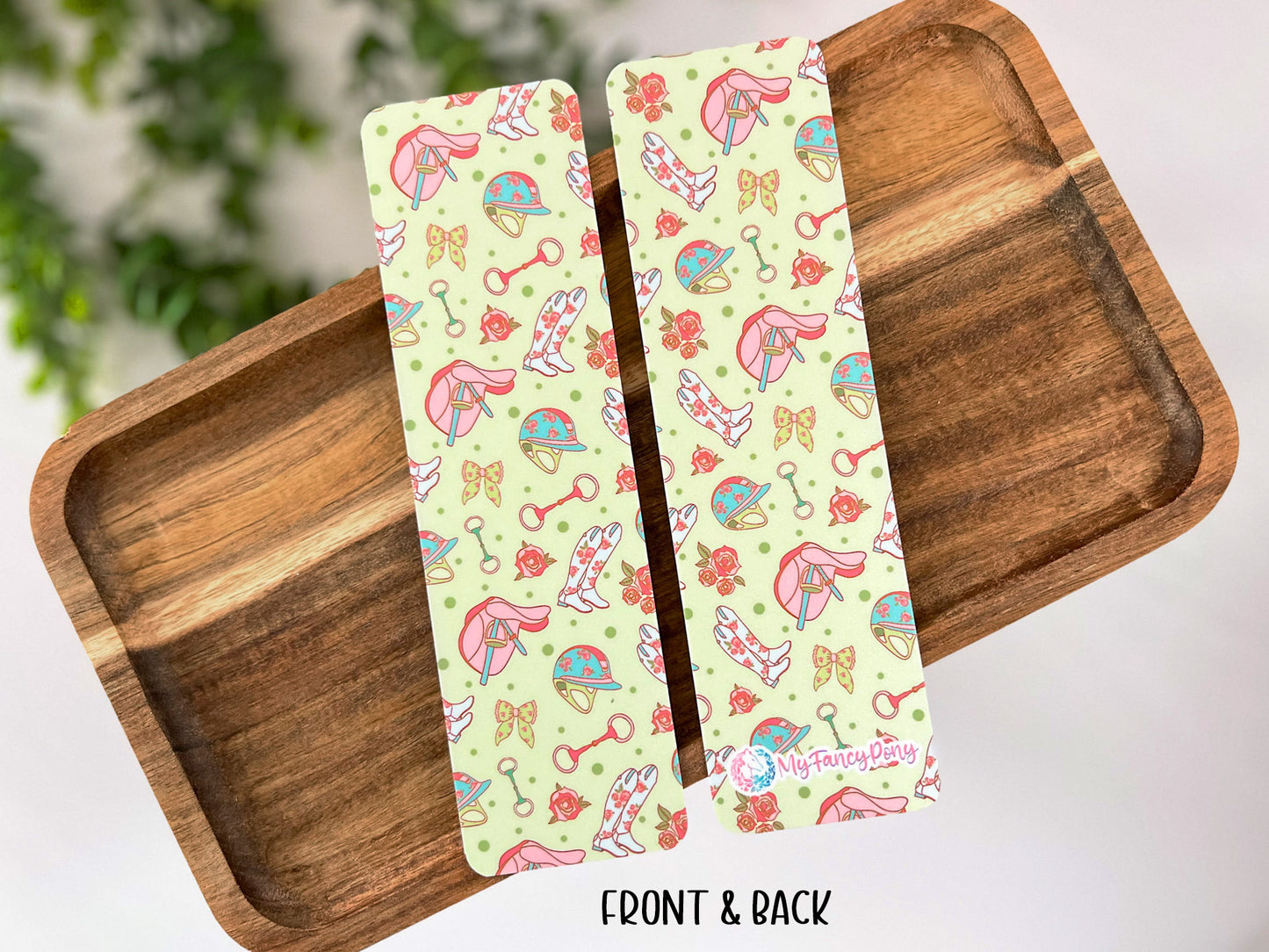 Equestrian Bookmark – Premium Matte Double-Sided Design (2"x7")