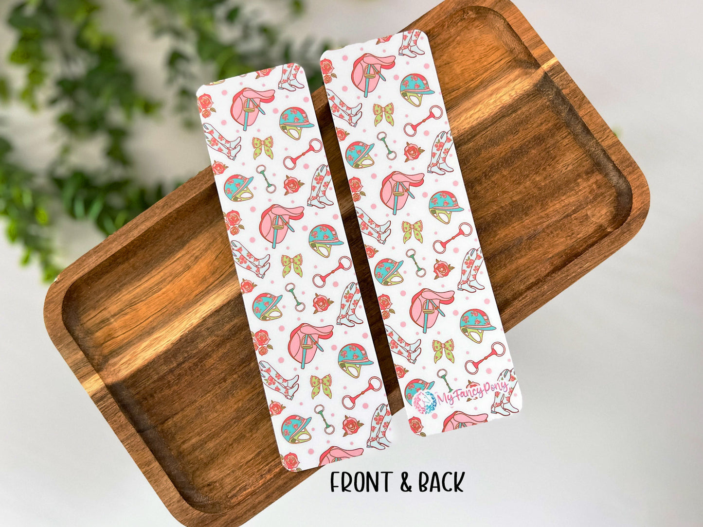 Equestrian Bookmark – Premium Matte Double-Sided Design (2"x7")