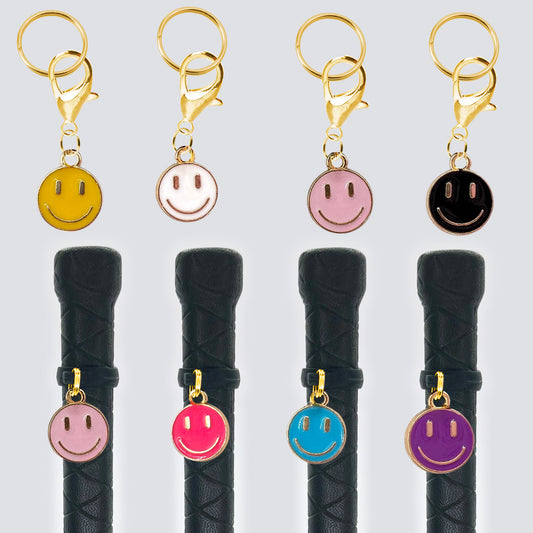 Smiley Face Crop & Bridle Equestrian Charms
