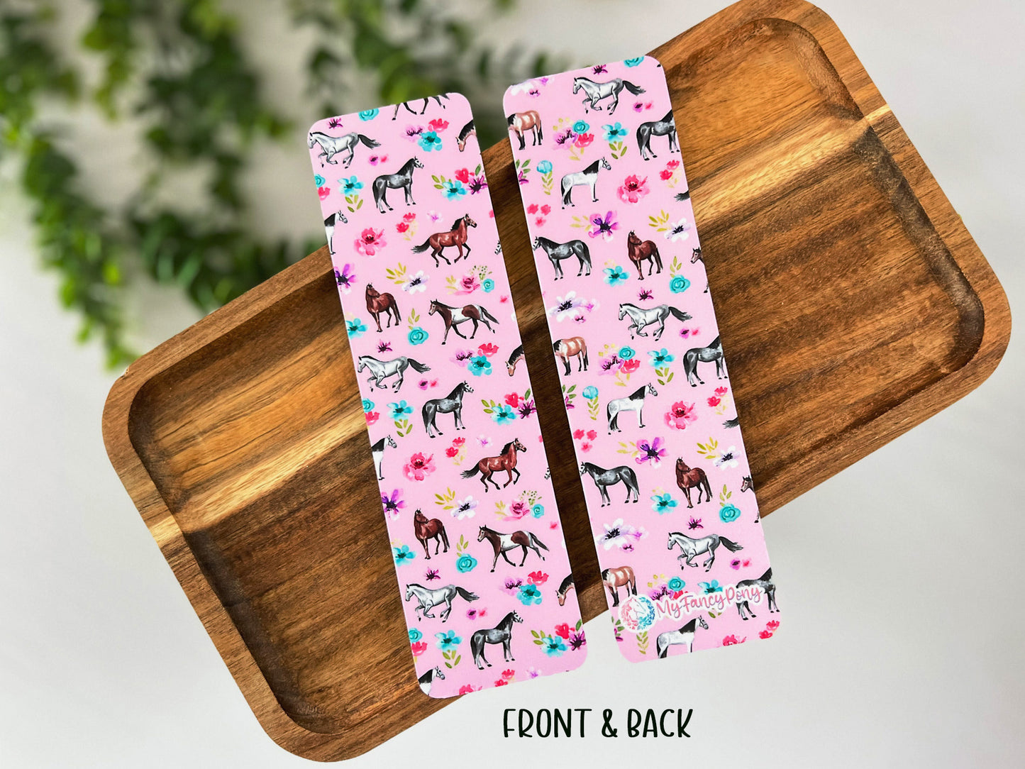 Equestrian Bookmark – Premium Matte Double-Sided Design (2"x7")