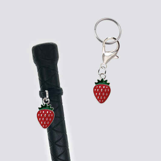 Strawberry Crop & Bridle Equestrian Charms