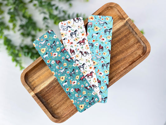 Equestrian Bookmark – Premium Matte Double-Sided Design (2"x7")