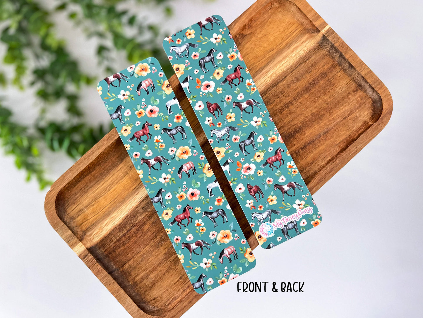 Equestrian Bookmark – Premium Matte Double-Sided Design (2"x7")