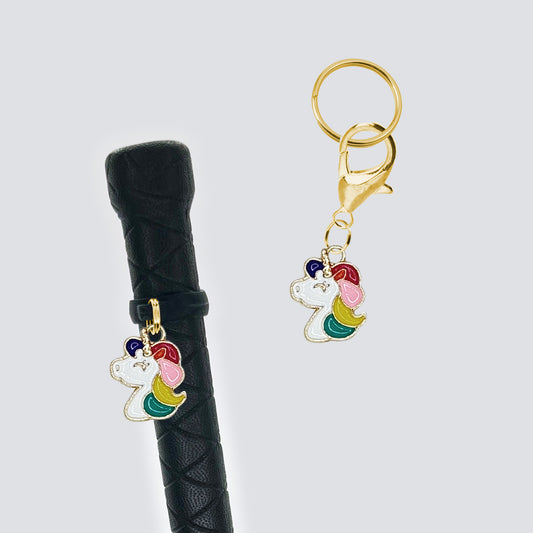 Unicorn Crop & Bridle Equestrian Charms