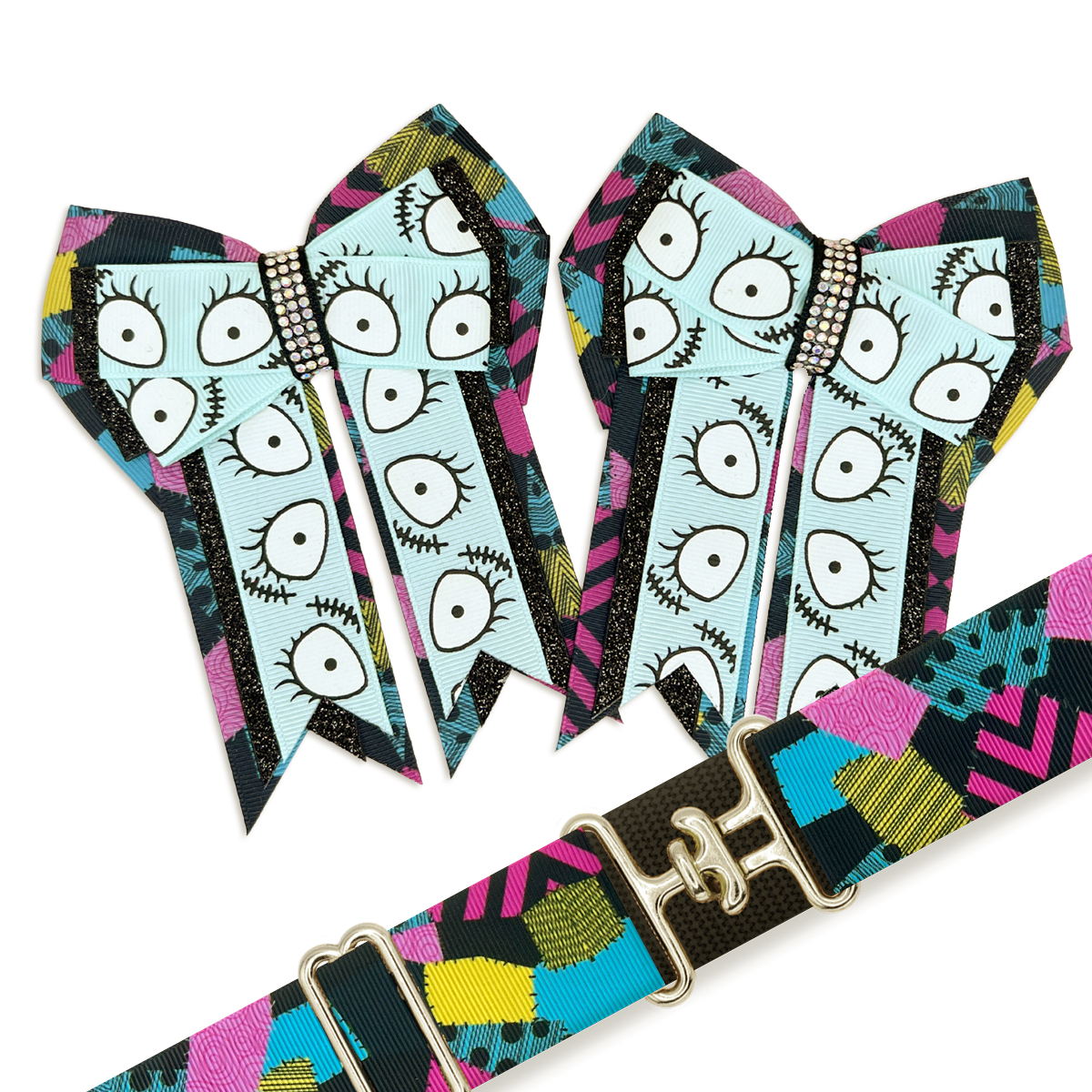 Sally Halloween Horse Show Bows & Belt
