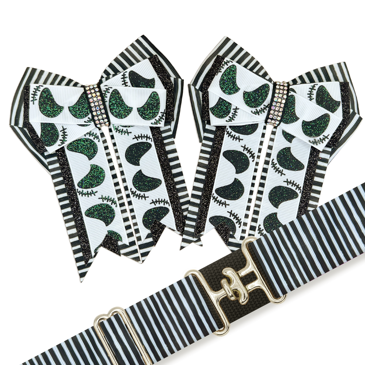 Jack Halloween Horse Show Bows & Belt