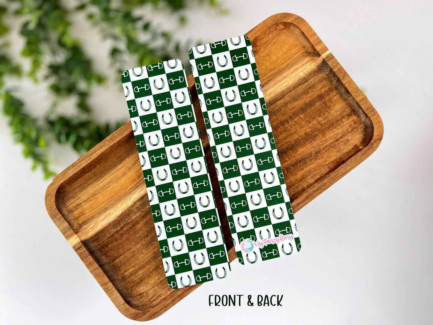 Equestrian Bookmark – Premium Matte Double-Sided Design (2"x7")