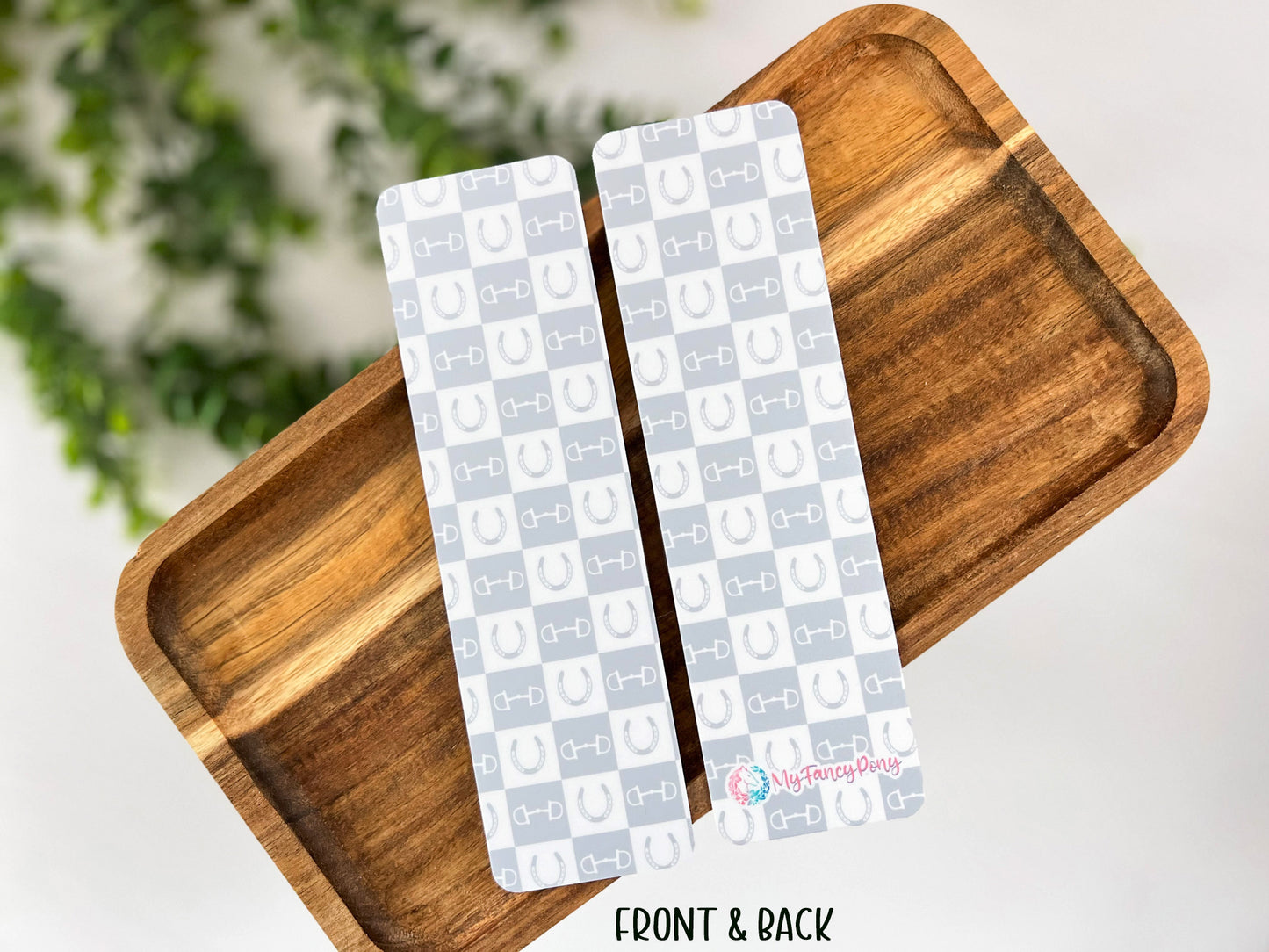 Equestrian Bookmark – Premium Matte Double-Sided Design (2"x7")