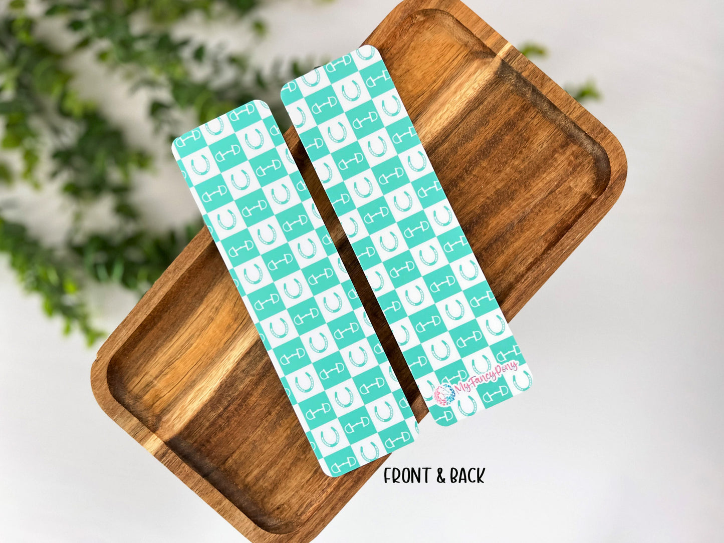 Equestrian Bookmark – Premium Matte Double-Sided Design (2"x7")