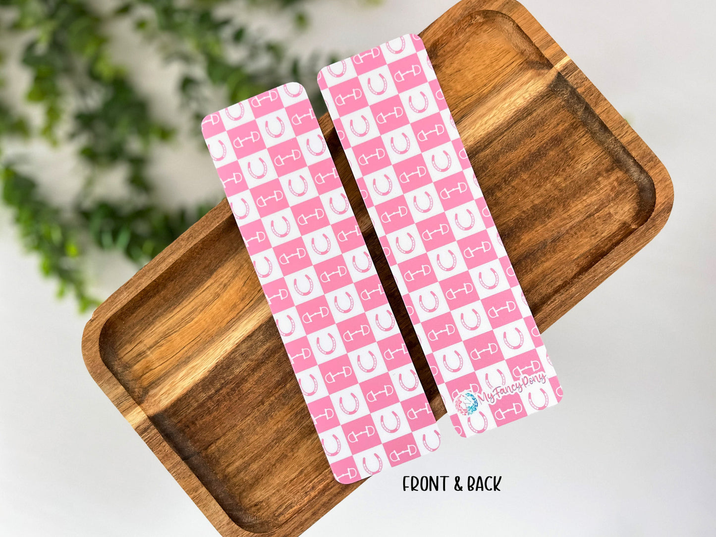 Equestrian Bookmark – Premium Matte Double-Sided Design (2"x7")