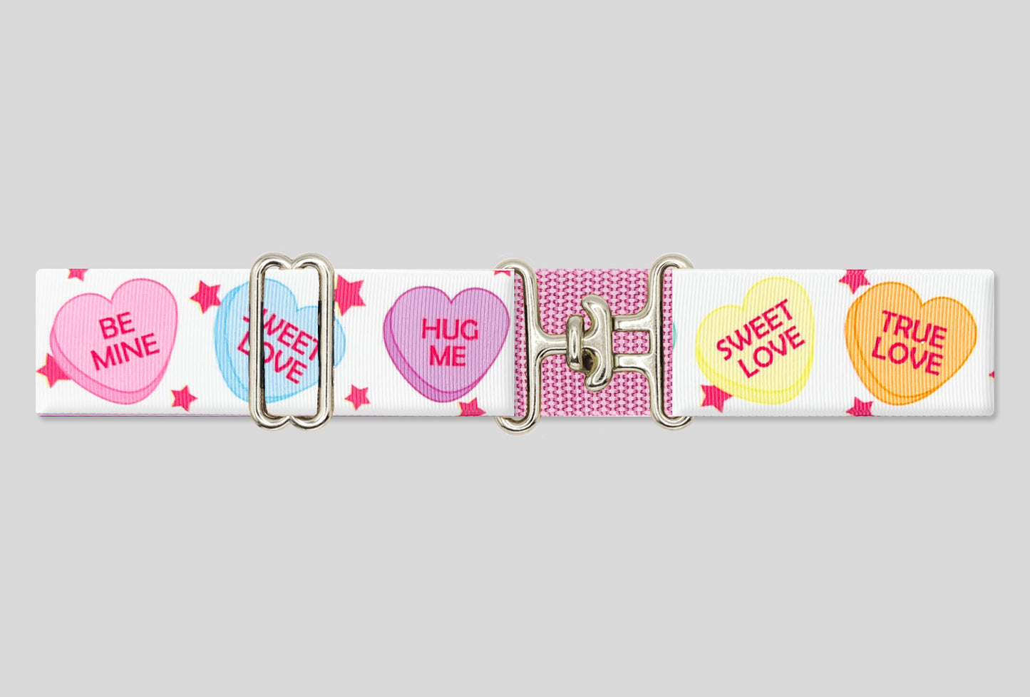 Conversation Hearts (Aqua) Horse Show Bows & Belt
