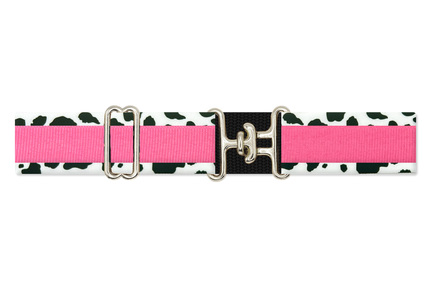 Custom Cow Print Pink Belt for D.B.