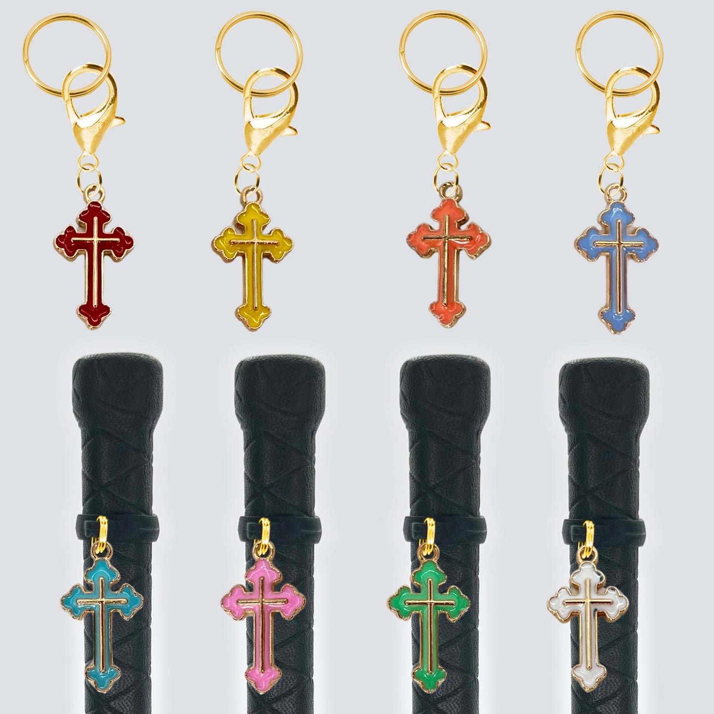 Cross Crop & Bridle Equestrian Charms