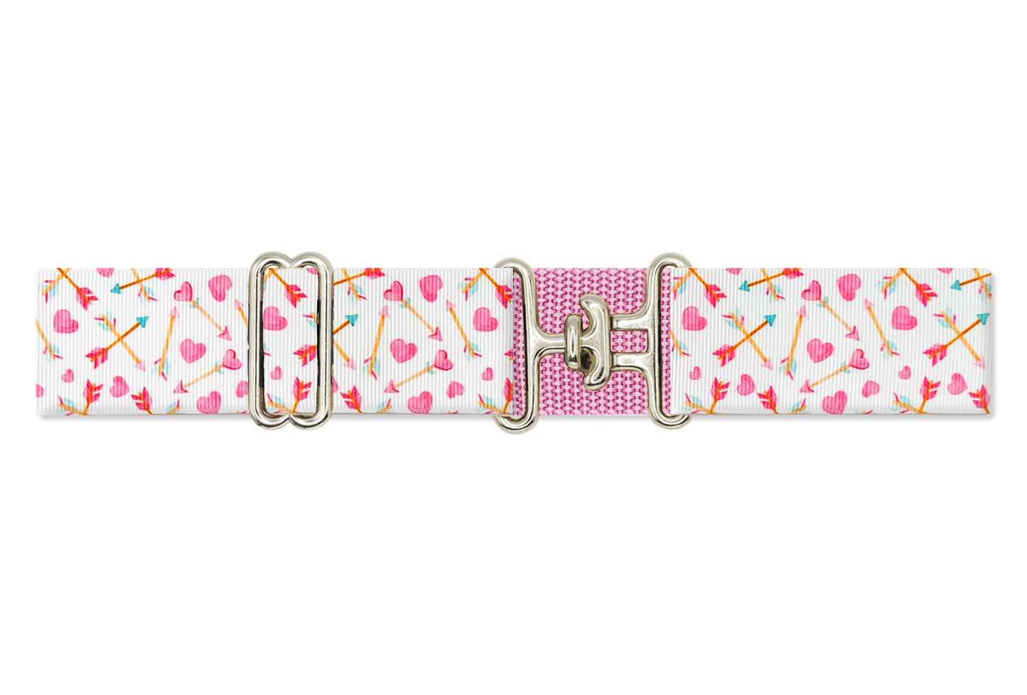 Cupid's Arrow (Pink Polka Dots) Horse Show Bows & Belt