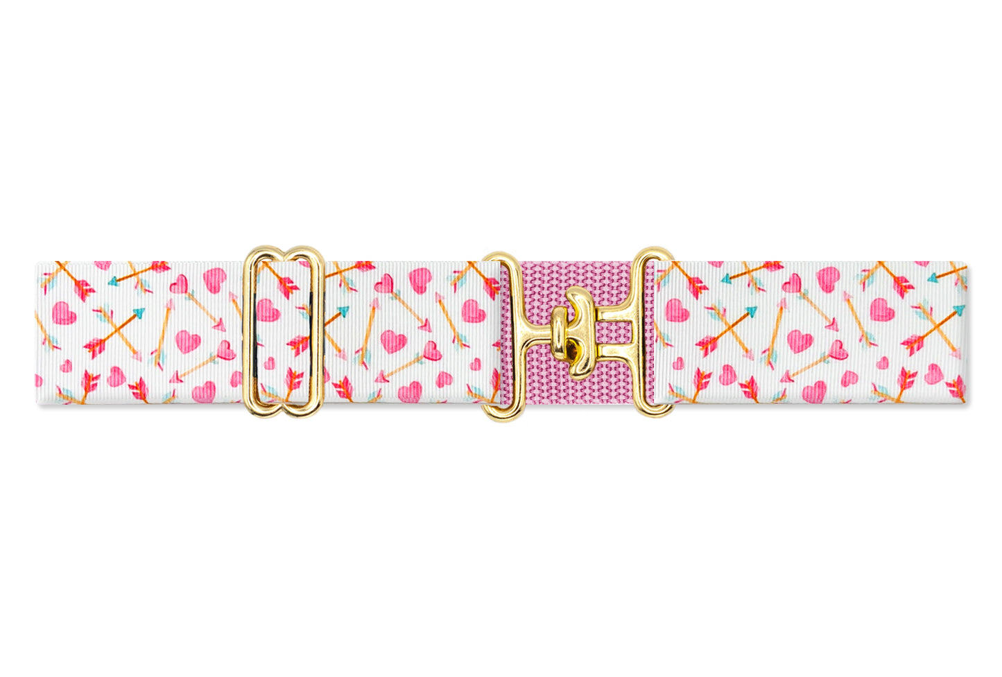 Cupid's Arrow (Gold Glitter) Horse Show Bows & Belt