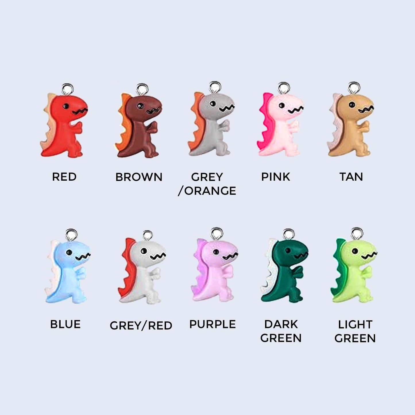 Dinosaur Crop & Bridle Equestrian Charms