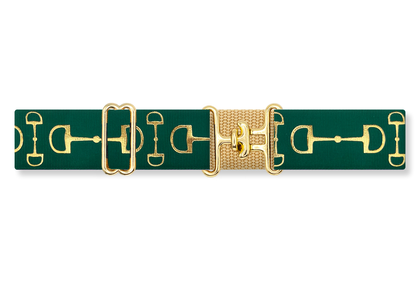 Custom Hunter Green Bit Belt for L.T.
