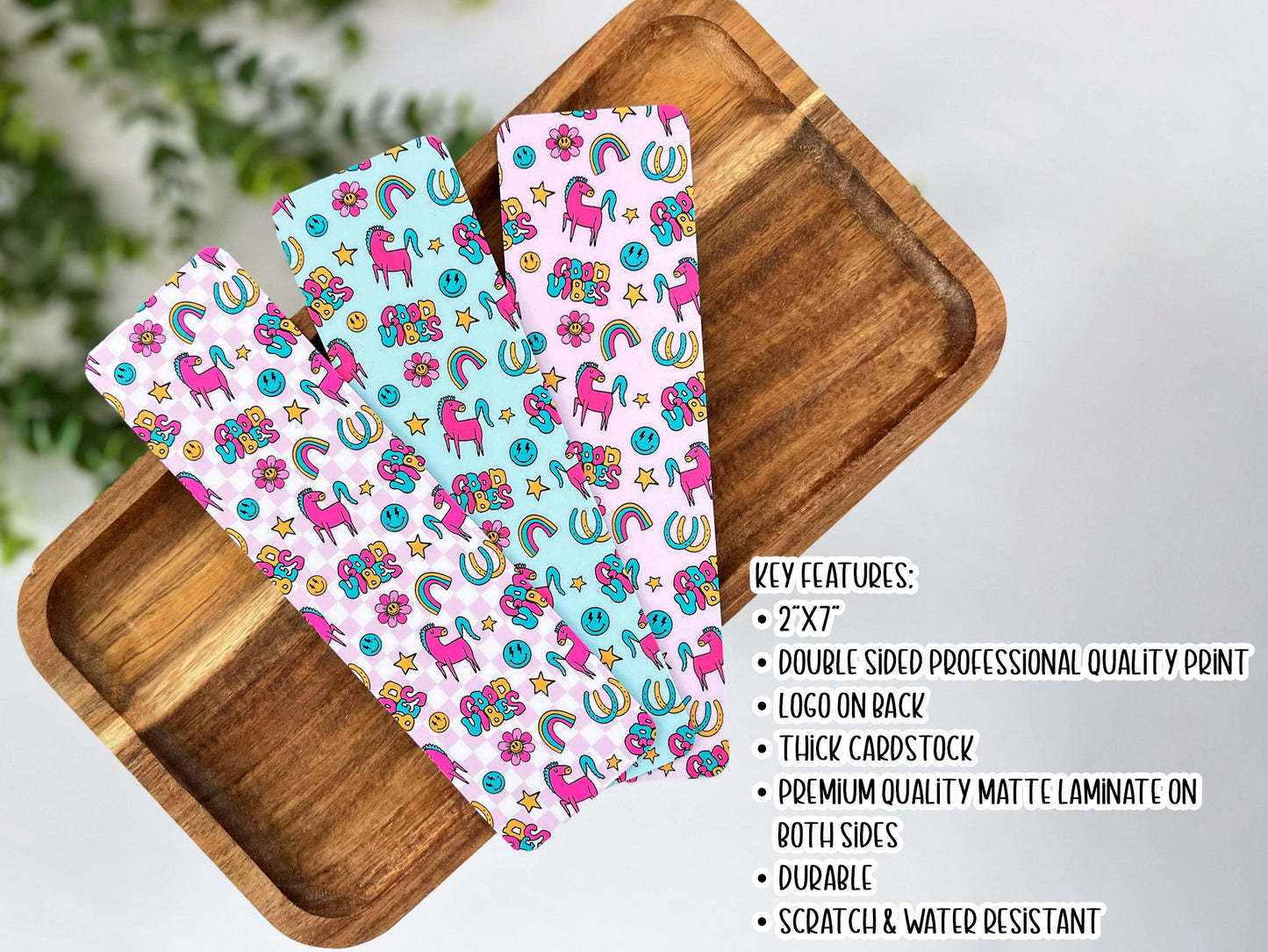 Equestrian Bookmark – Premium Matte Double-Sided Design (2"x7")