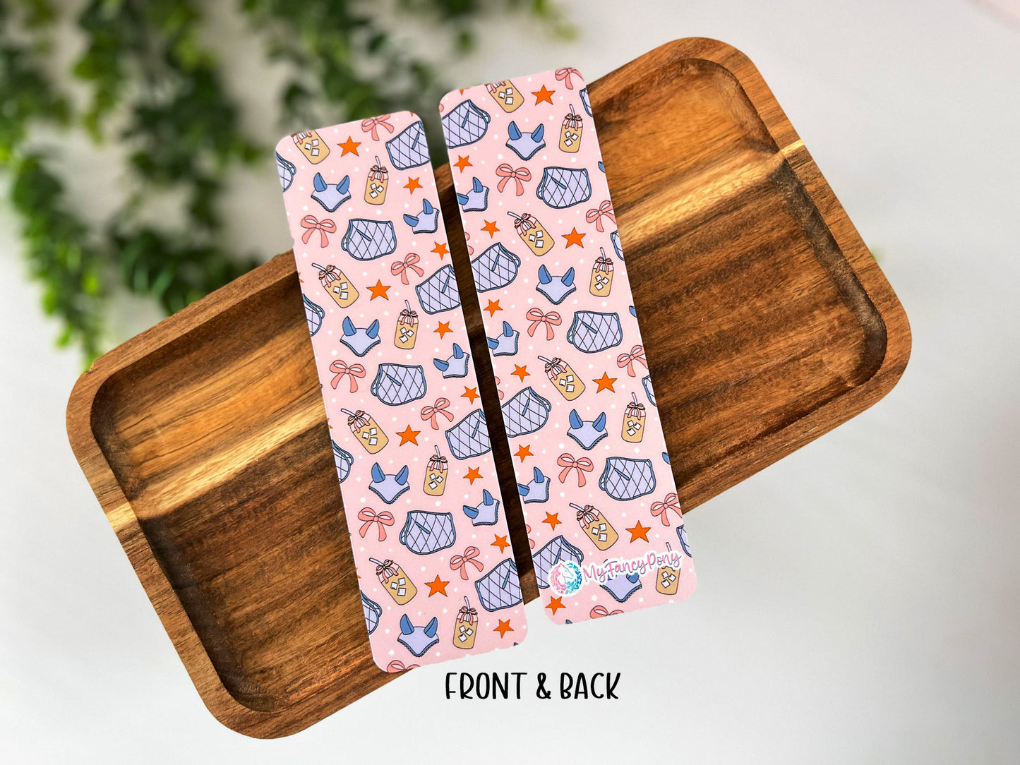 Equestrian Bookmark – Premium Matte Double-Sided Design (2"x7")